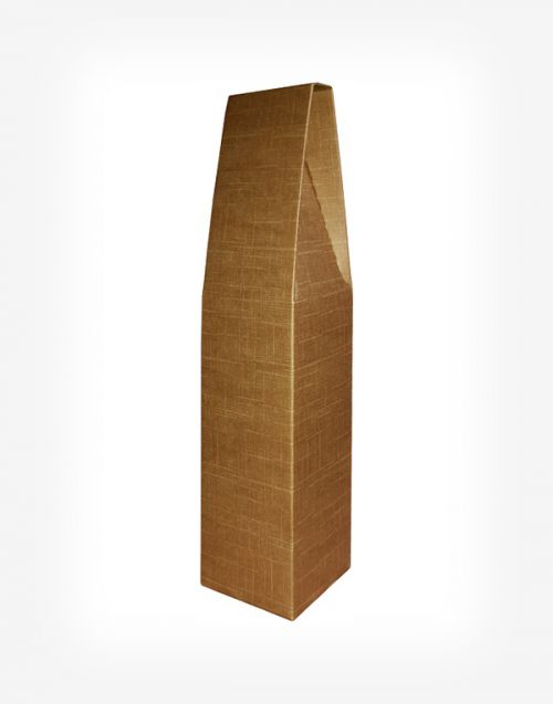 Darčekový kartónový box na 1 fľašu - natural