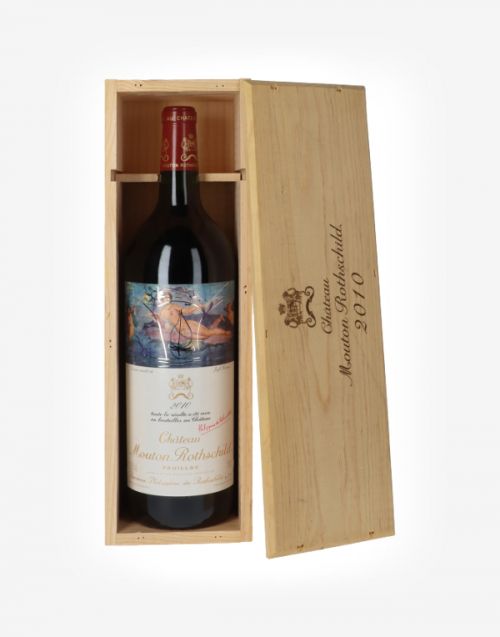 Mouton Rothschild 2010 Double Magnum v drevenom boxe