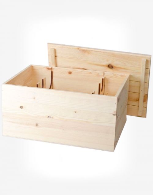 Drevený box na 6 fliaš