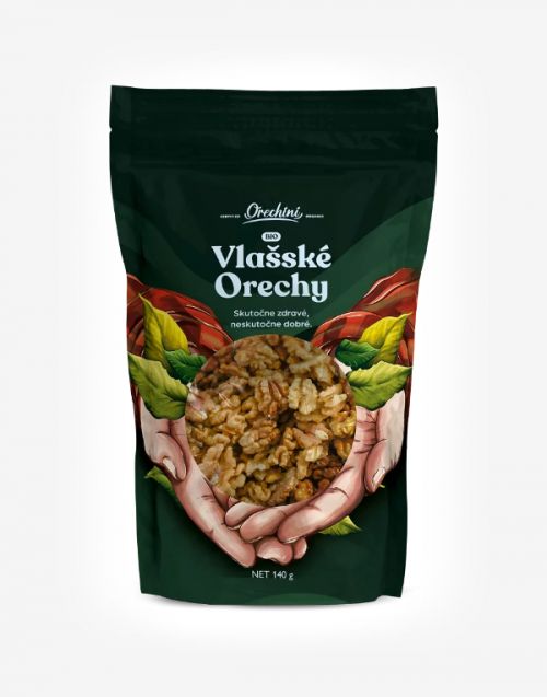 BIO slovenské Vlašské orechy  lúpané 140g