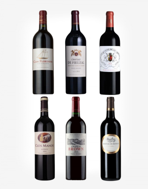 Bordeaux - ľavý breh set 6 fl.