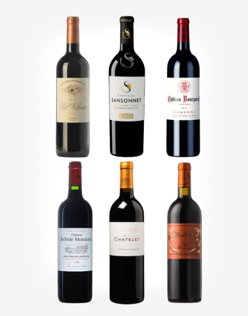 Bordeaux - pravý breh set 6 fl.