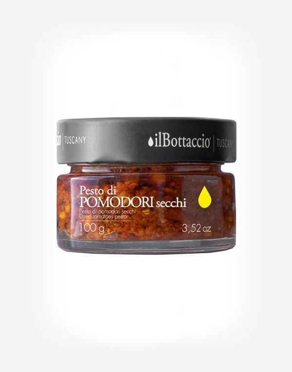 Pesto zo sušených paradajok s extra panenským olivovým olejom 100 g