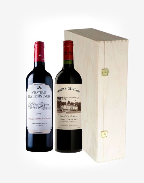 Bordeaux 2fl. v drevenom boxe