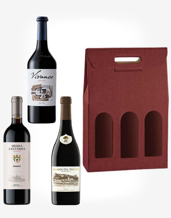 Top červené z Rioja 3fl. v darčekovom balení