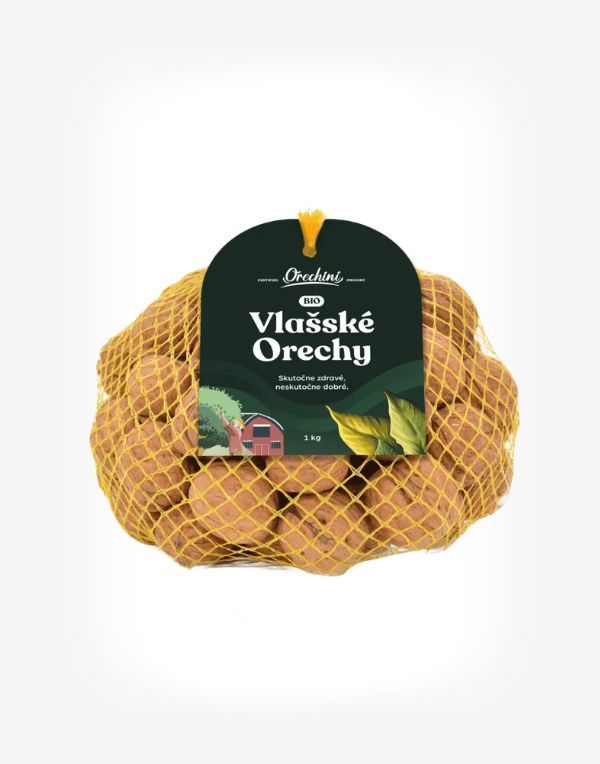 BIO slovenské Vlašské orechy v škrupine 1kg