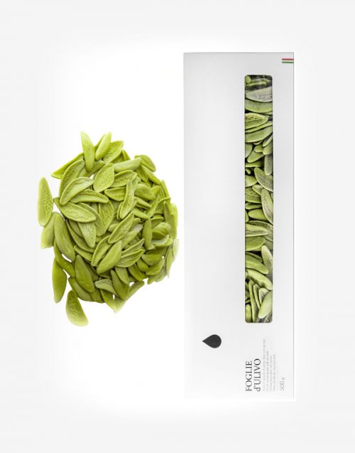 Semolinové cestoviny so špenátom v tvare olivových listov 500 g