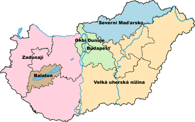 MAĎARSKO - Dunajská oblasť