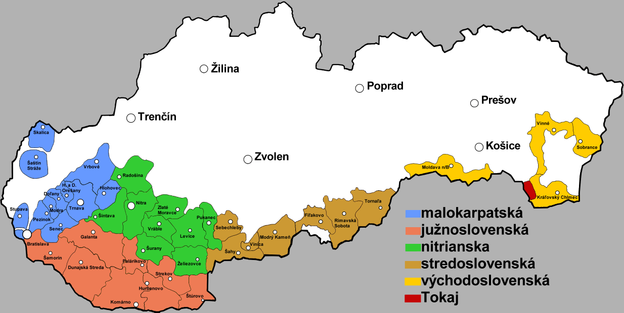 SLOVENSKO - Nitrianska vinohradnícka oblasť